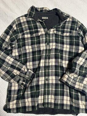 Fleece Lined LL Bean Flannel - Large